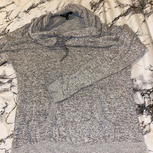 Gray cowl neck pullover